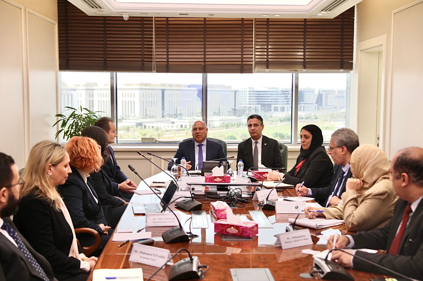 الوزير يبحث مع ممثلي شركة كرونوسبان النمساوية خططها المستقبلية في مصر