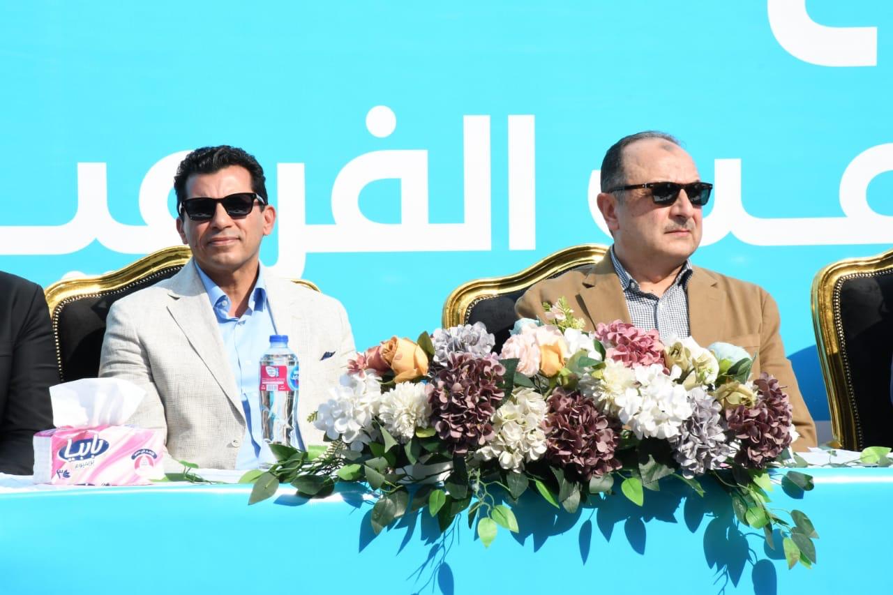 افتتاح تطوير ستاد غزل المحلة والملاعب الفرعية