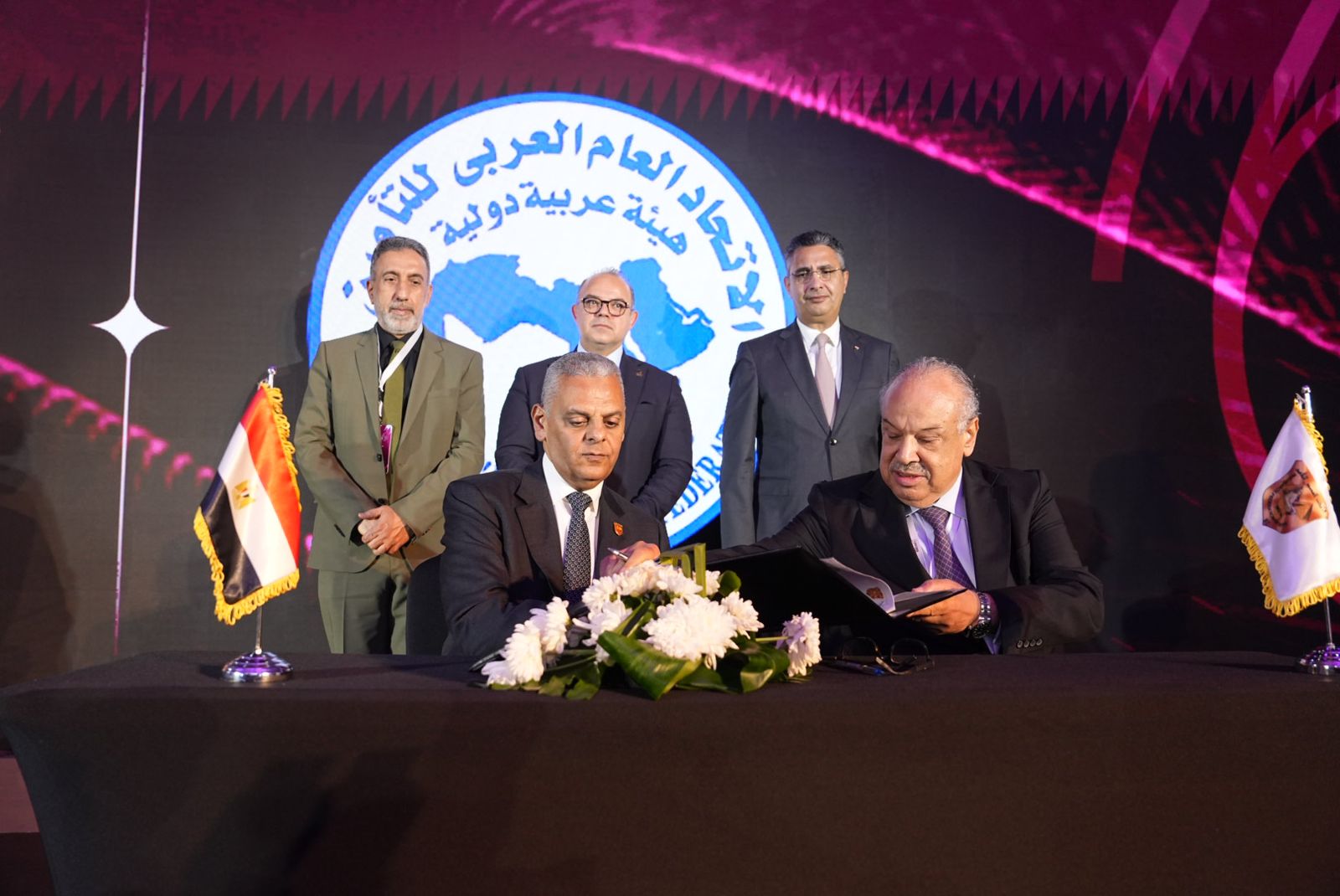رئيس الرقابة المالية يشهد توقيع مذكرات التفاهم لدعم التأمين