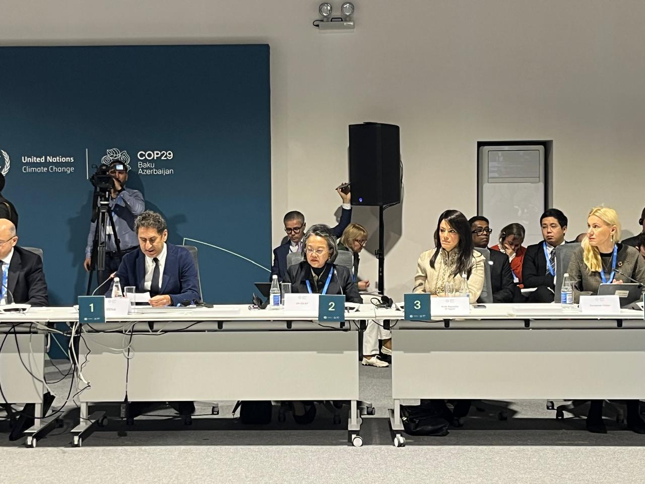 جلسة مبادرة cop29 حول الانتقال العادل للطاقة