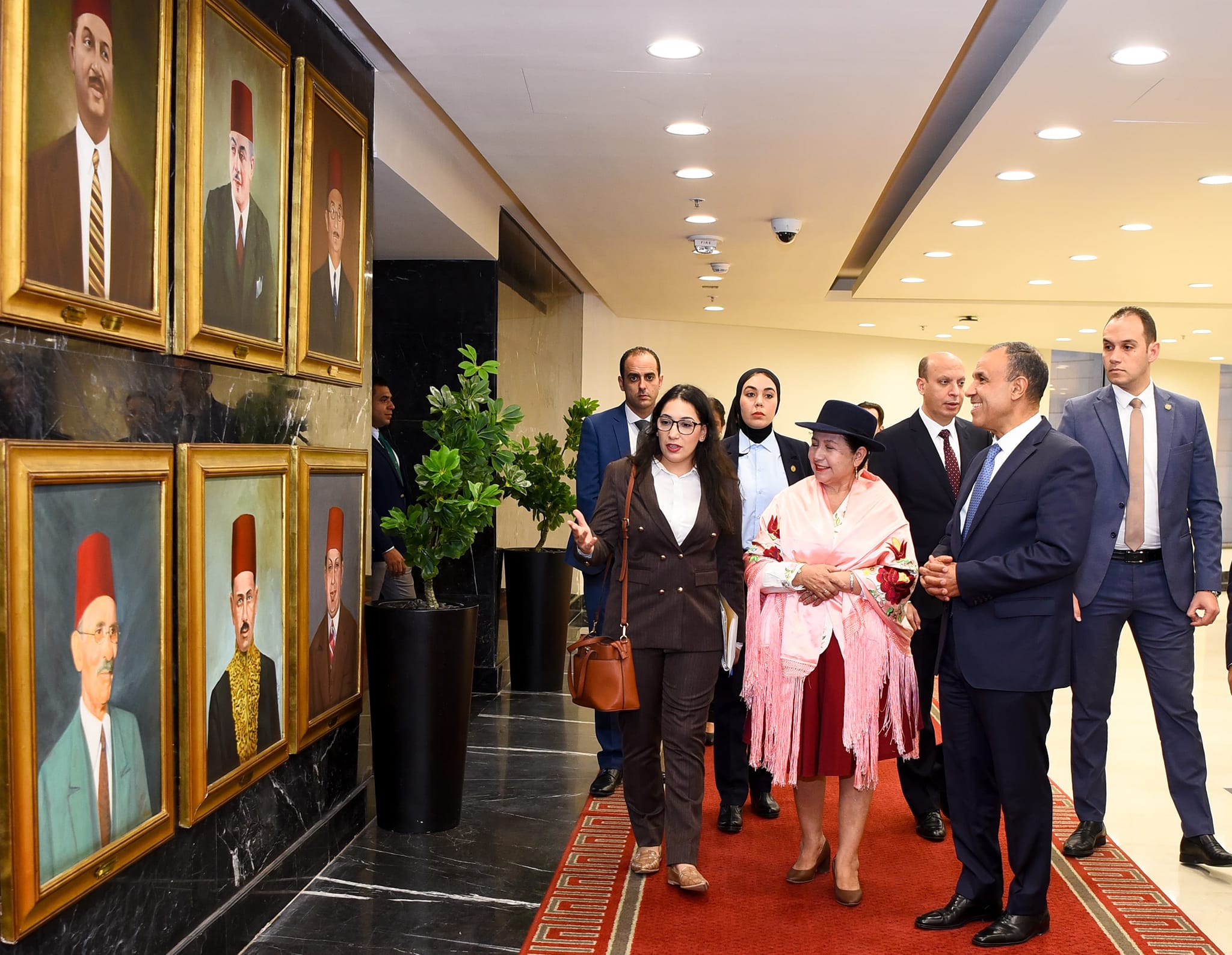 وزير الخارجية مع وزيرة خارجية بوليفيا