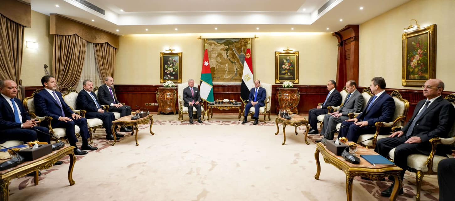 الرئيس السيسي يستقبل العاهل الأردني