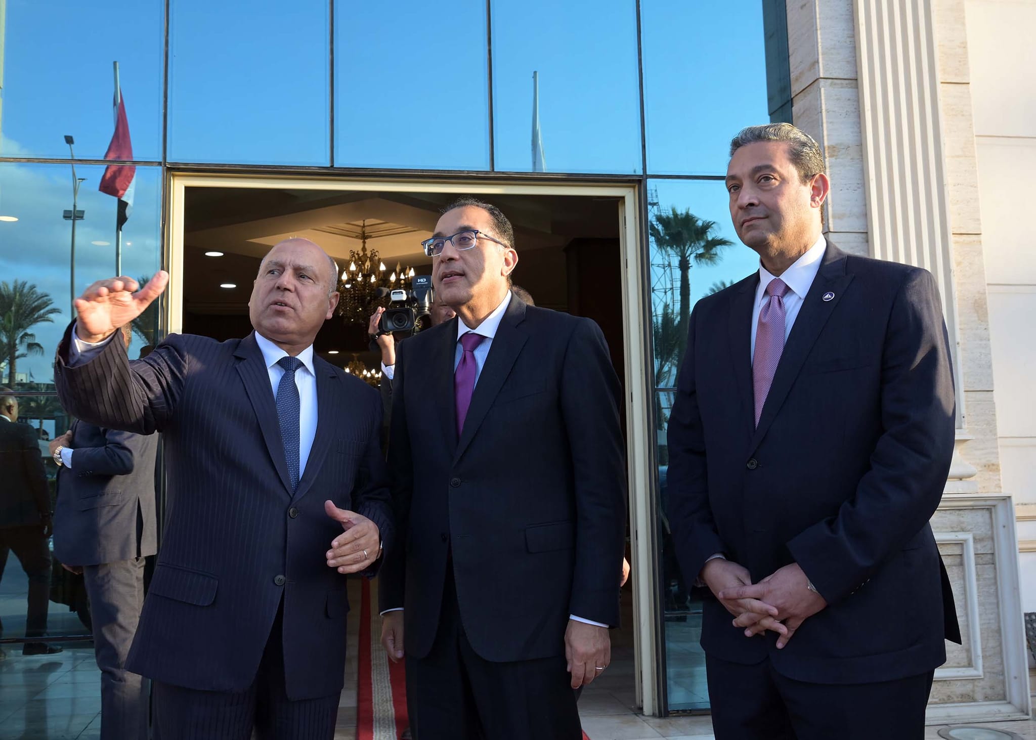 احتفالية اطلاق الرحلة الأولى لخط الرورو المصري / الإيطالي