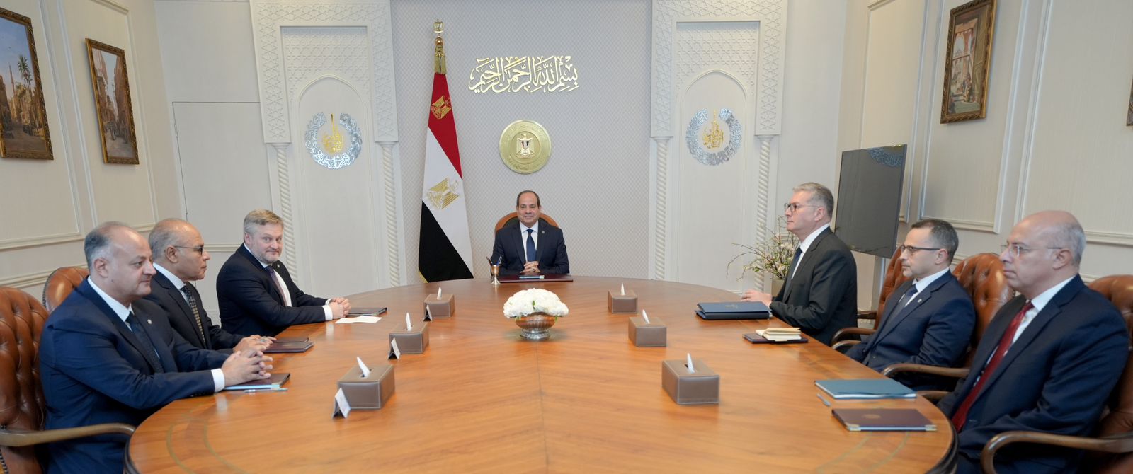 السيسي بجتمع مع الرئيس التنفيذي لشركة بريتيش بيتروليوم