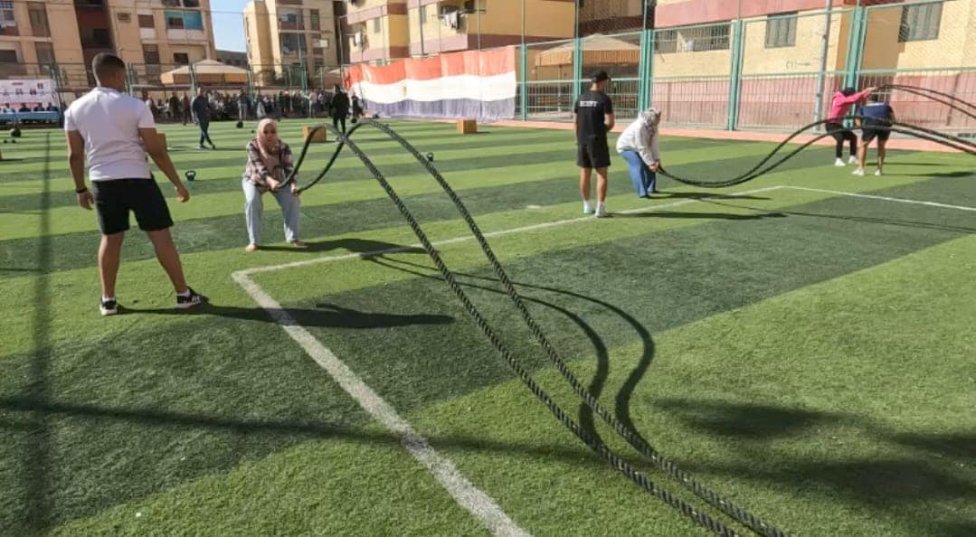 فعاليات المهرجان الرياضي BeFit للجامعات بجامعة السادات
