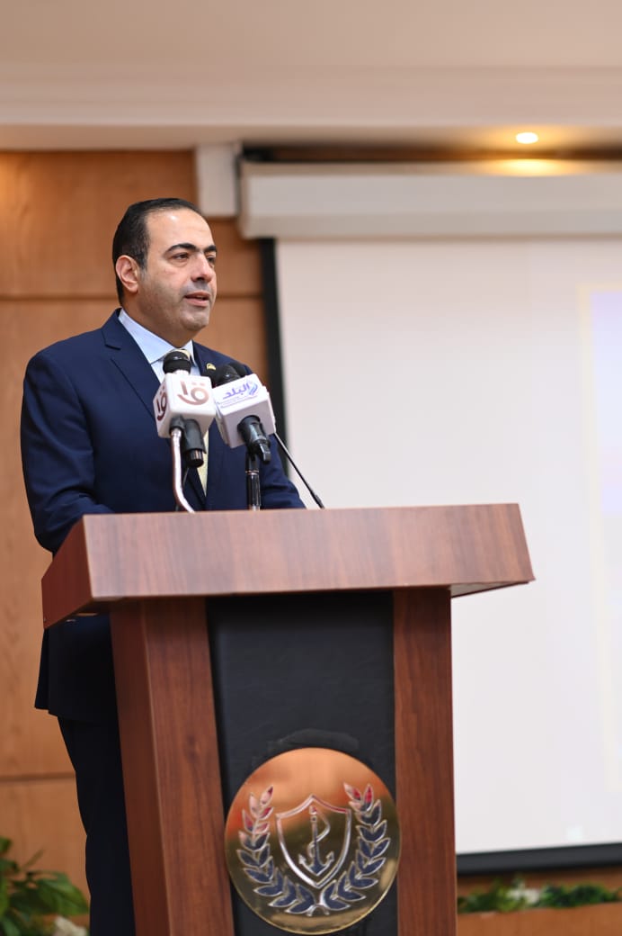 مؤتمر صحفي للإعلان عن مستجدات الأعمال باستاد النادي المصري