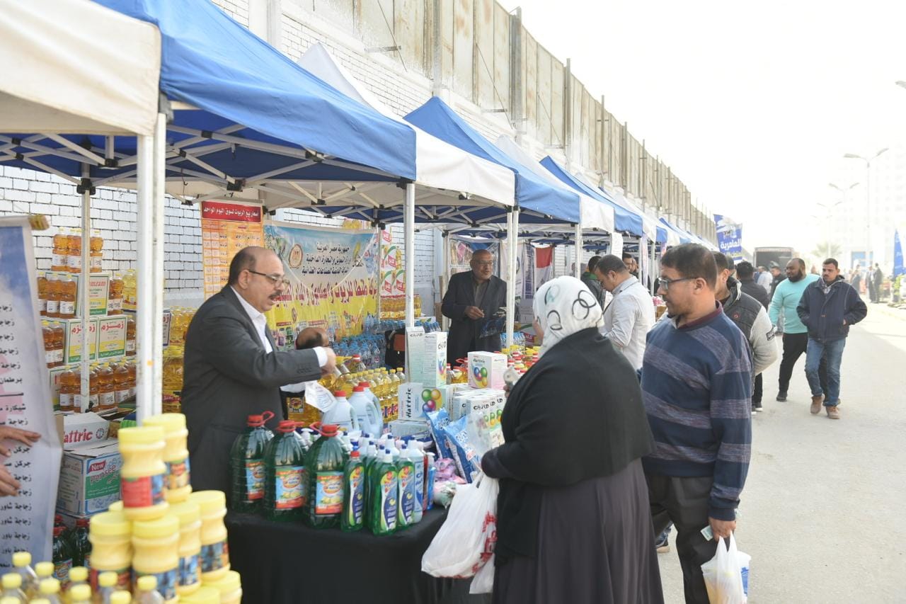 افتتاح سوق اليوم الواحد بمحافظة الجيزة والغربية