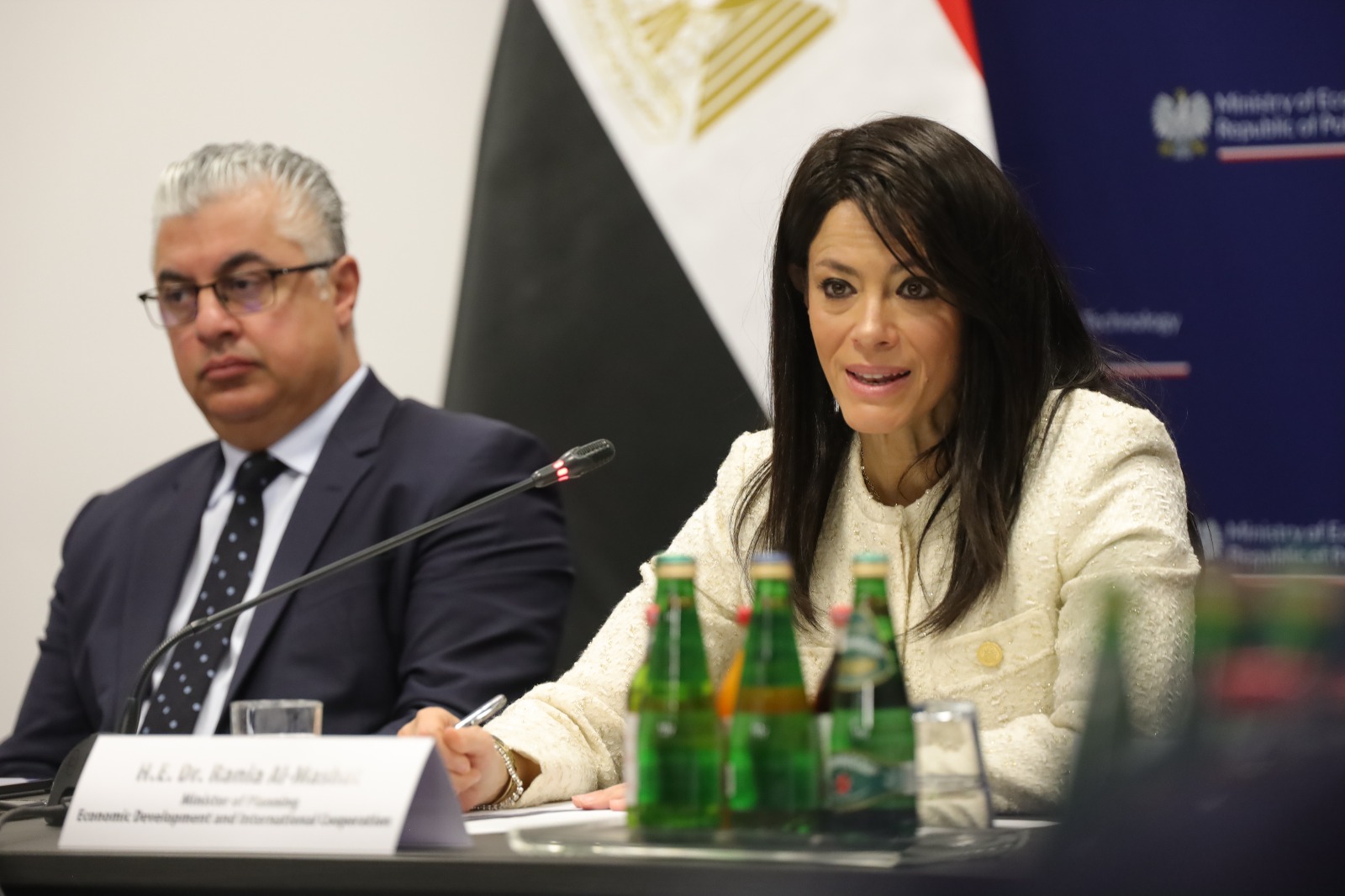 المشاط في اجتماع مع نظيرها البولندي