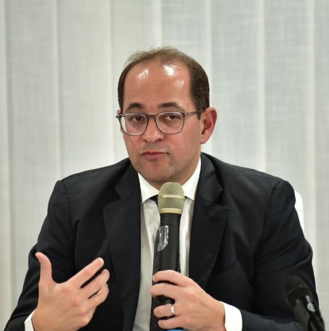 وزير المالية ع ممثلي مجتمع الأعمال بالغرفة الألمانية