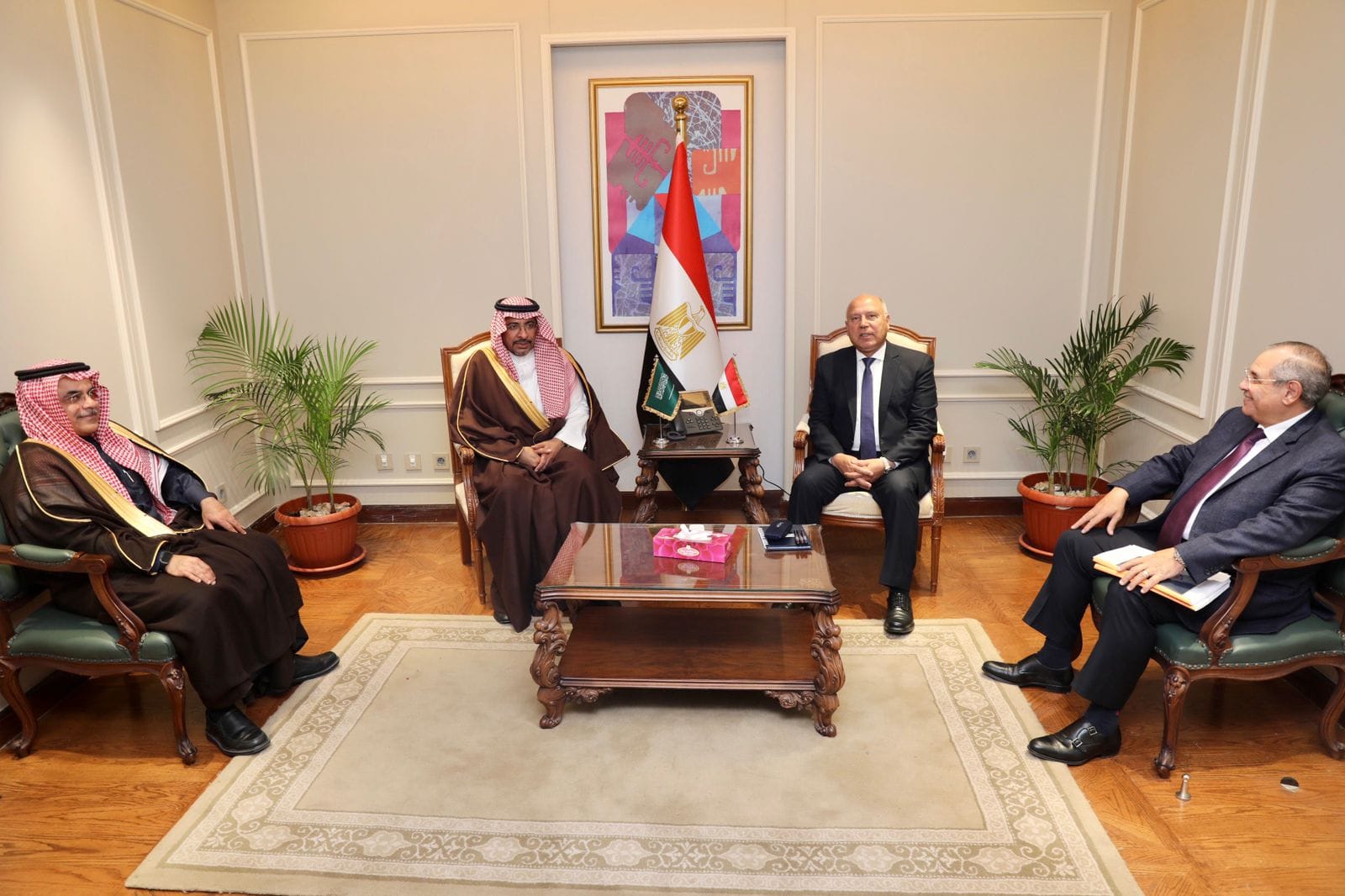 تعاون بين وزير الصناعة المصري والسعودي