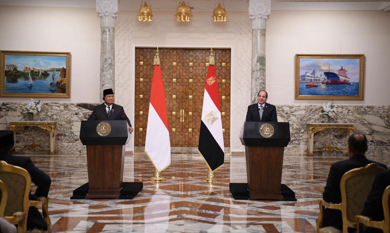 الرئيس السيسي يلتقي نظيره الأندونيسي
