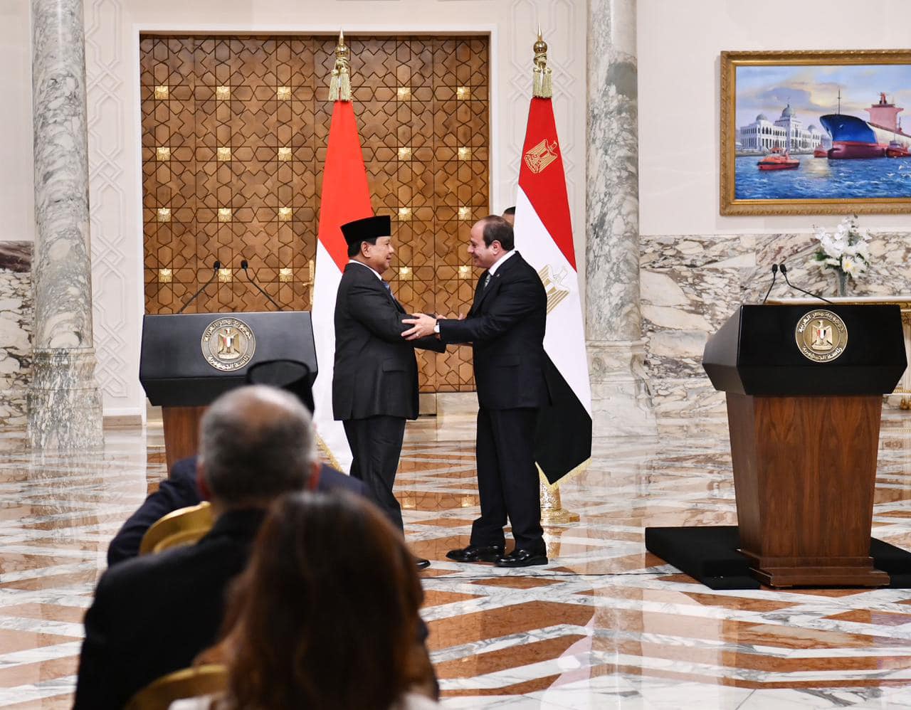 الرئيس السيسي يلتقي نظيره الأندونيسي