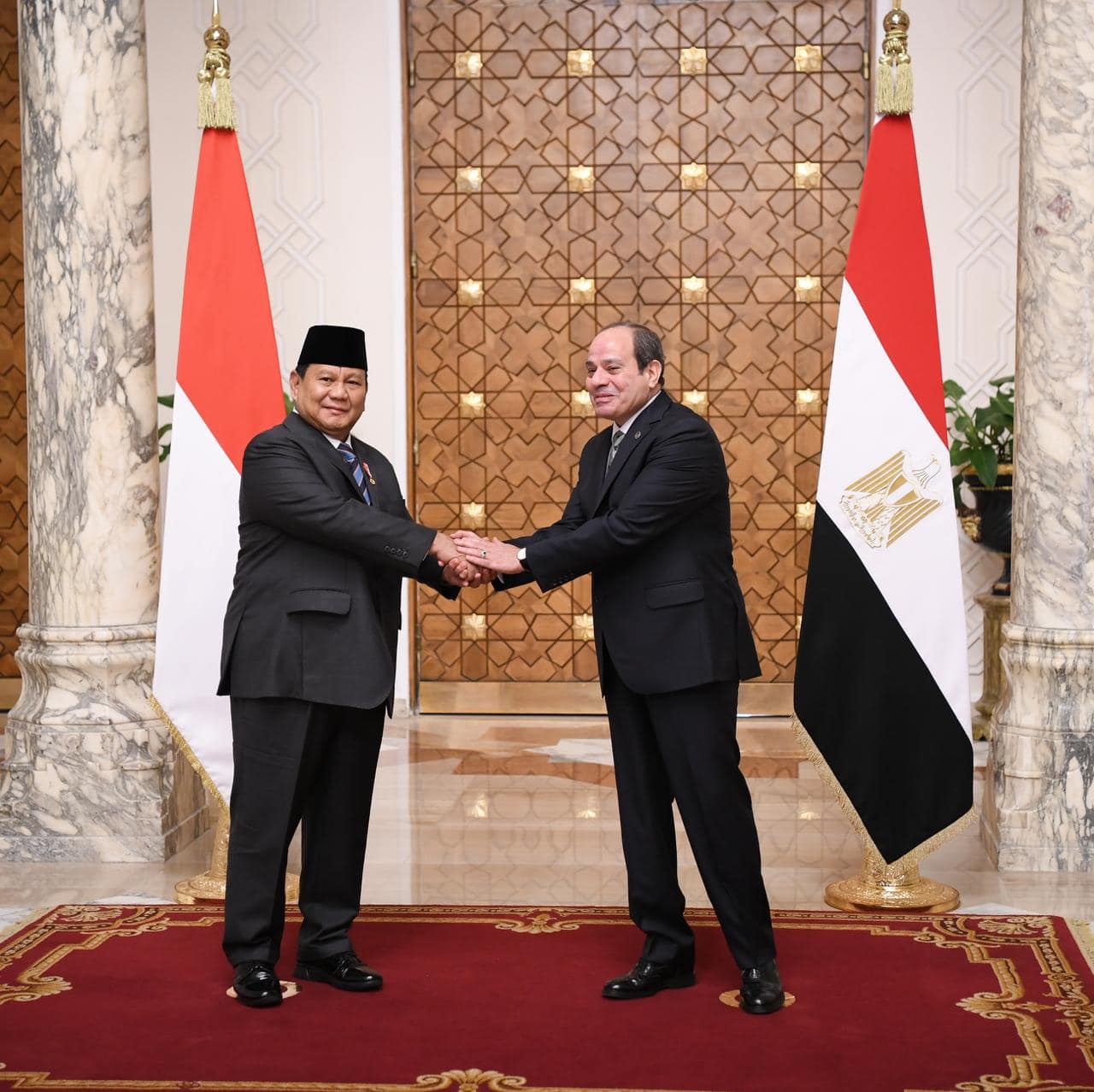 الرئيس السيسي يلتقي نظيره الأندونيسي