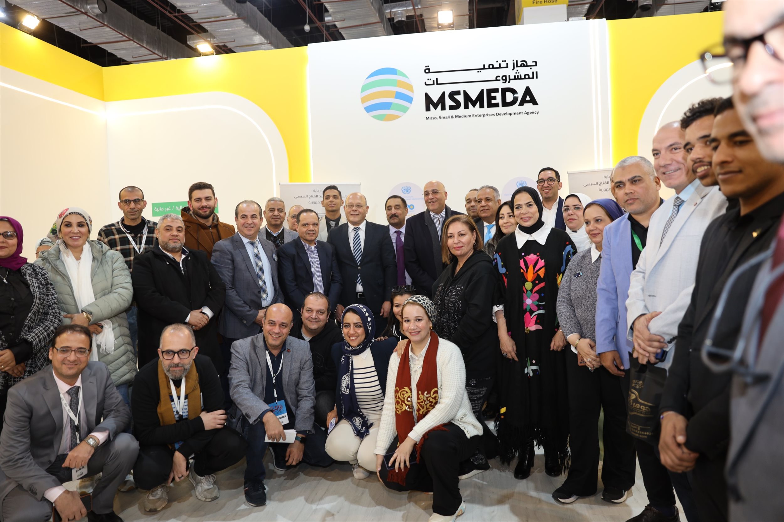 باسل رحمي وممثلو جهات دولية يجتمعون مع اصحاب المشروعات
