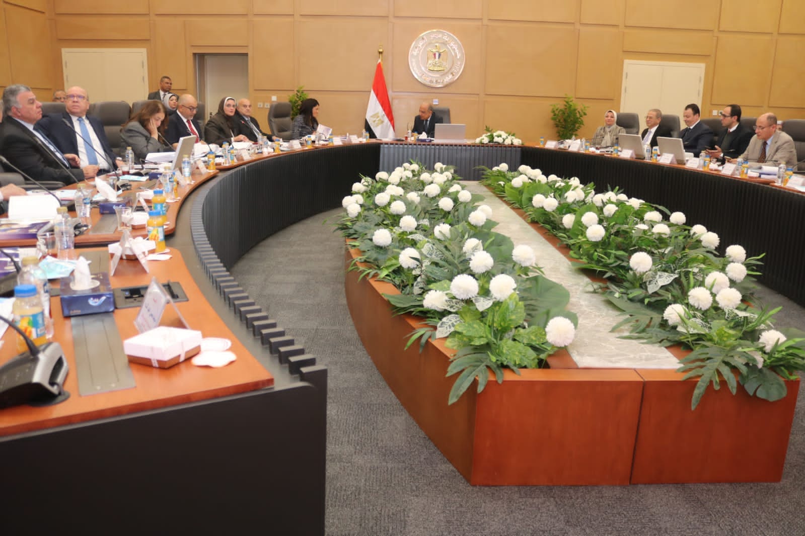 عصمت يترأس اجتماع الشركة المصرية لنقل الكهرباء