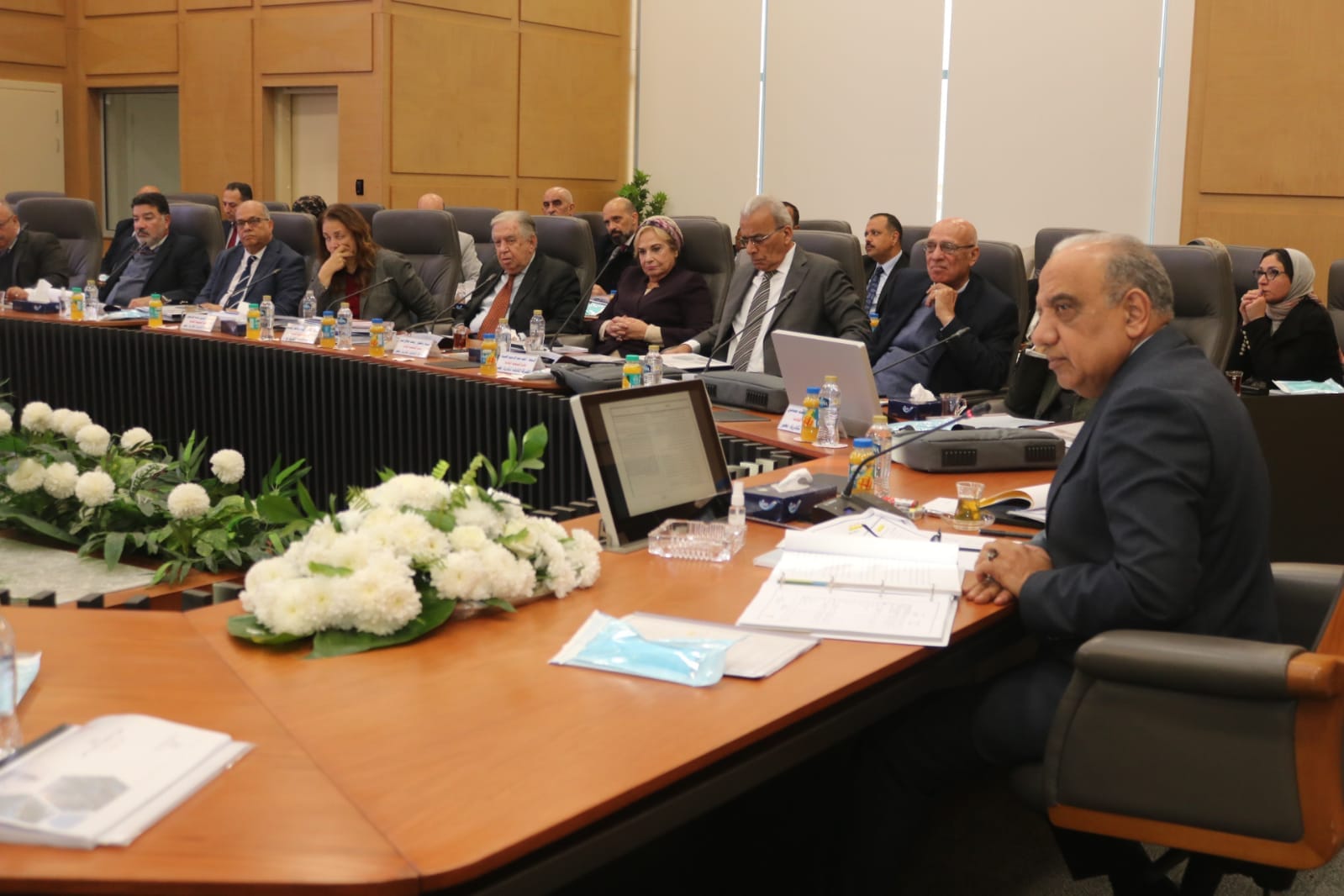 عصمت يترأس اجتماع الجمعية العامة للشركة القابضة لكهرباء مصر