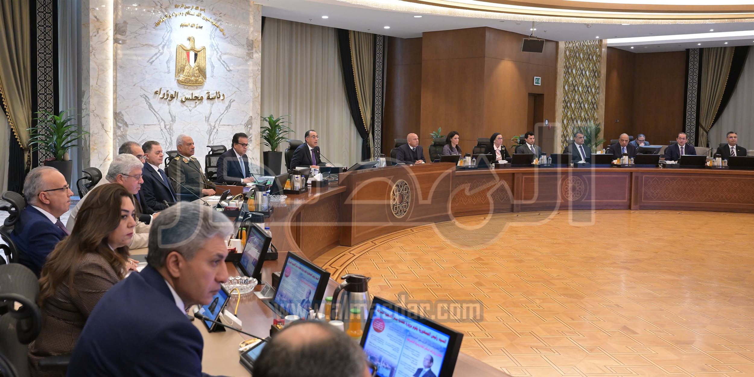 الاجتماع الأسبوعي للحكومة بالعاصمة الإدارية الجديدة
