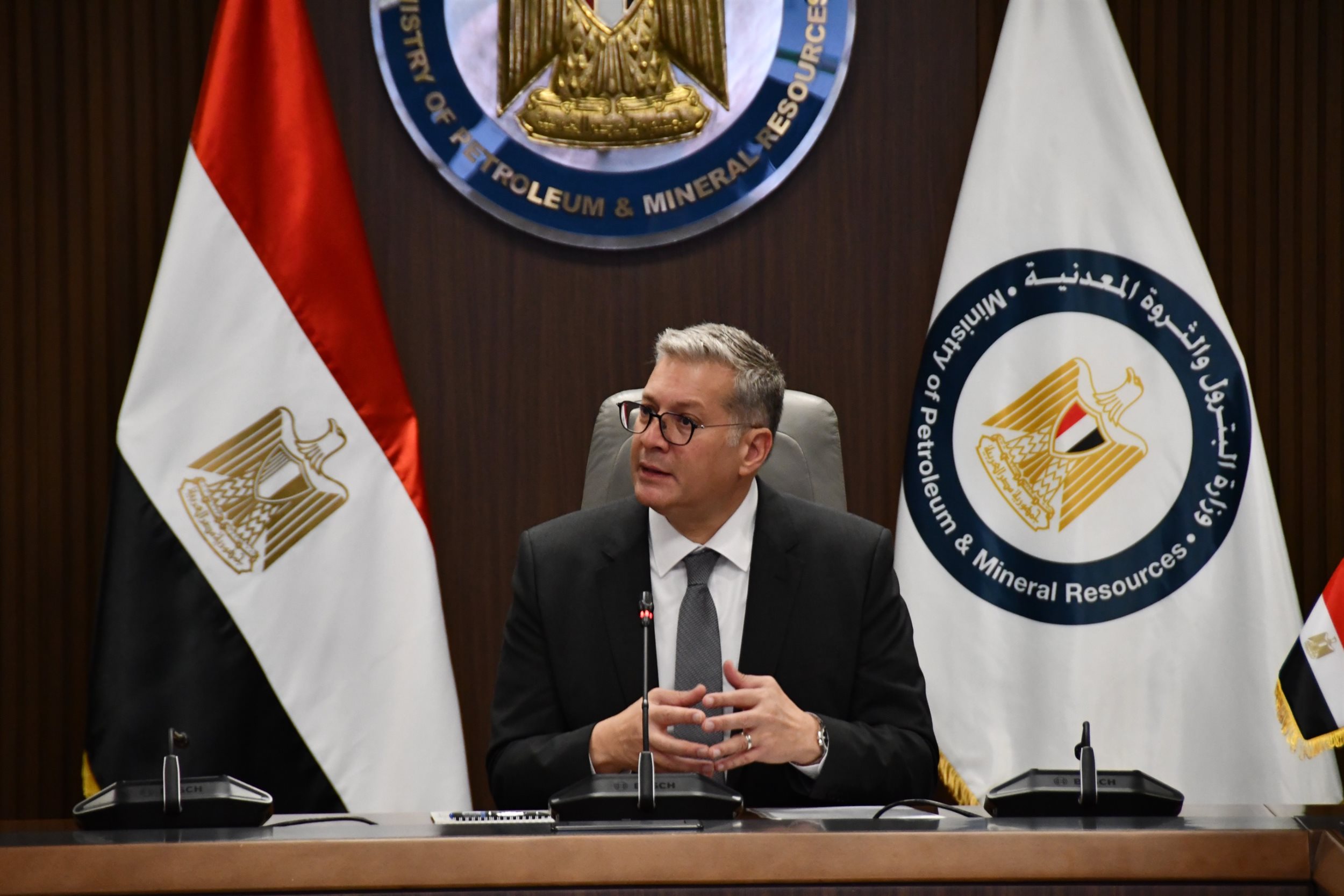 وزير البترول يلتقي مع وفد من وزارة الطاقة بالمملكة العربية السعودية