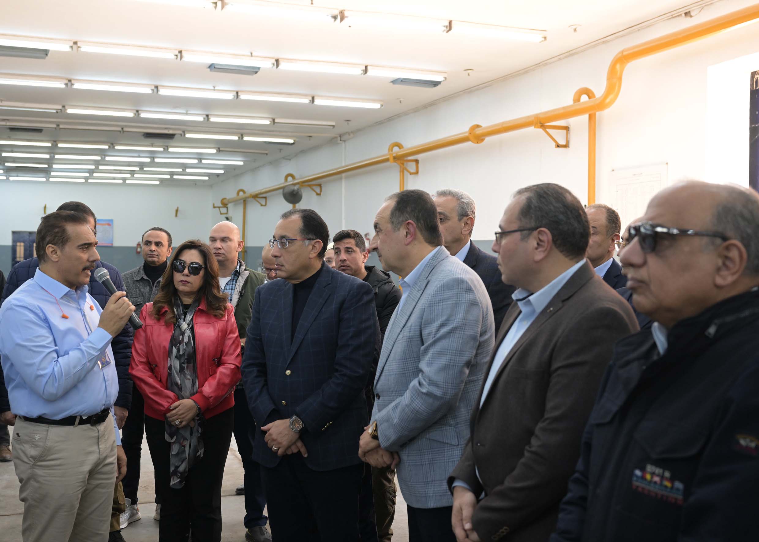 رئيس الوزراء يتفقد منطقة المصانع الجديدة بغزل المحلة