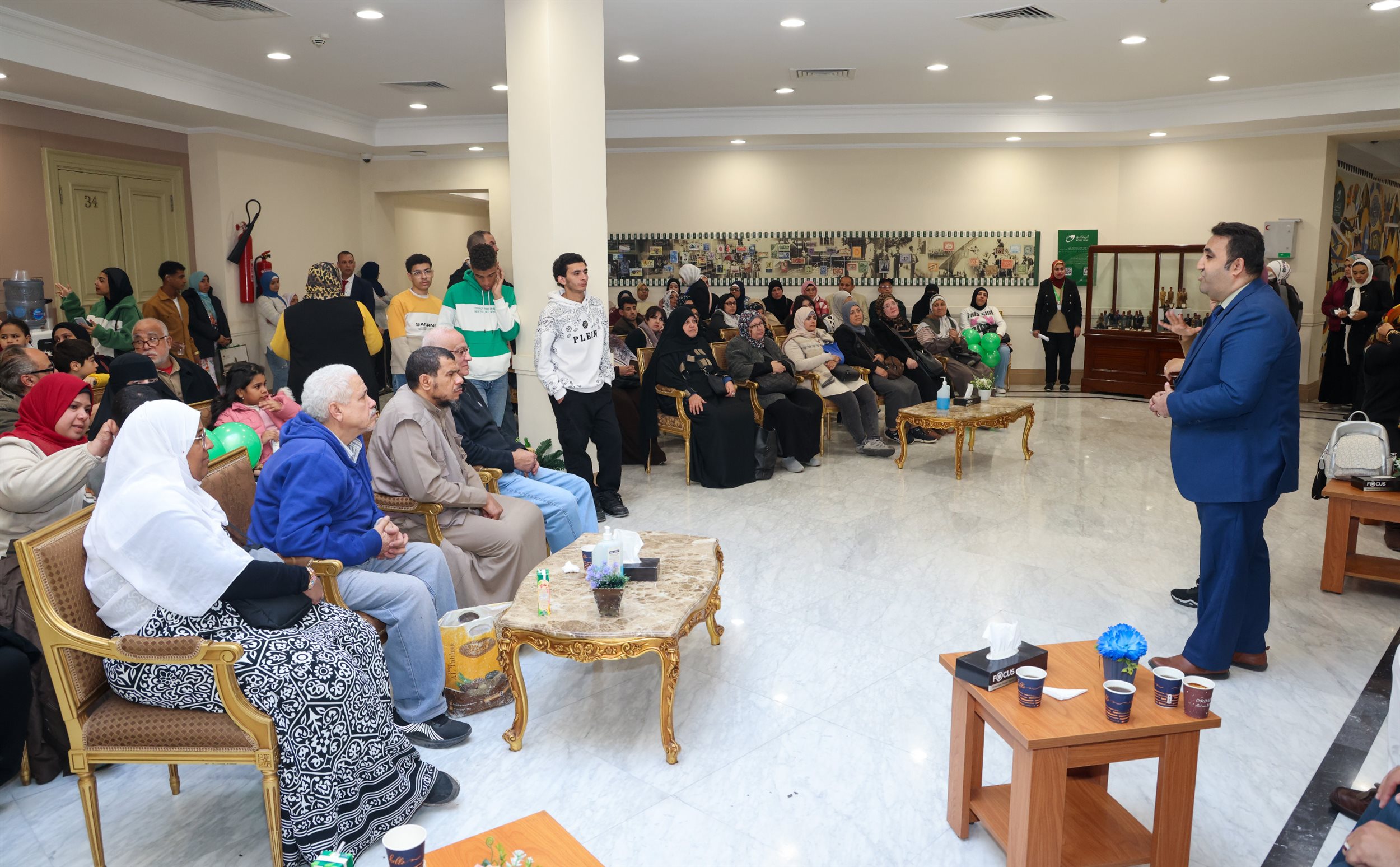 متحف البريد يشهد إقبالاً كبيرًا من الزائرين في عيد البريد