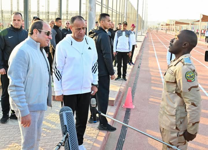 زيارة السيسي للاكاديمية العسكرية المصرية