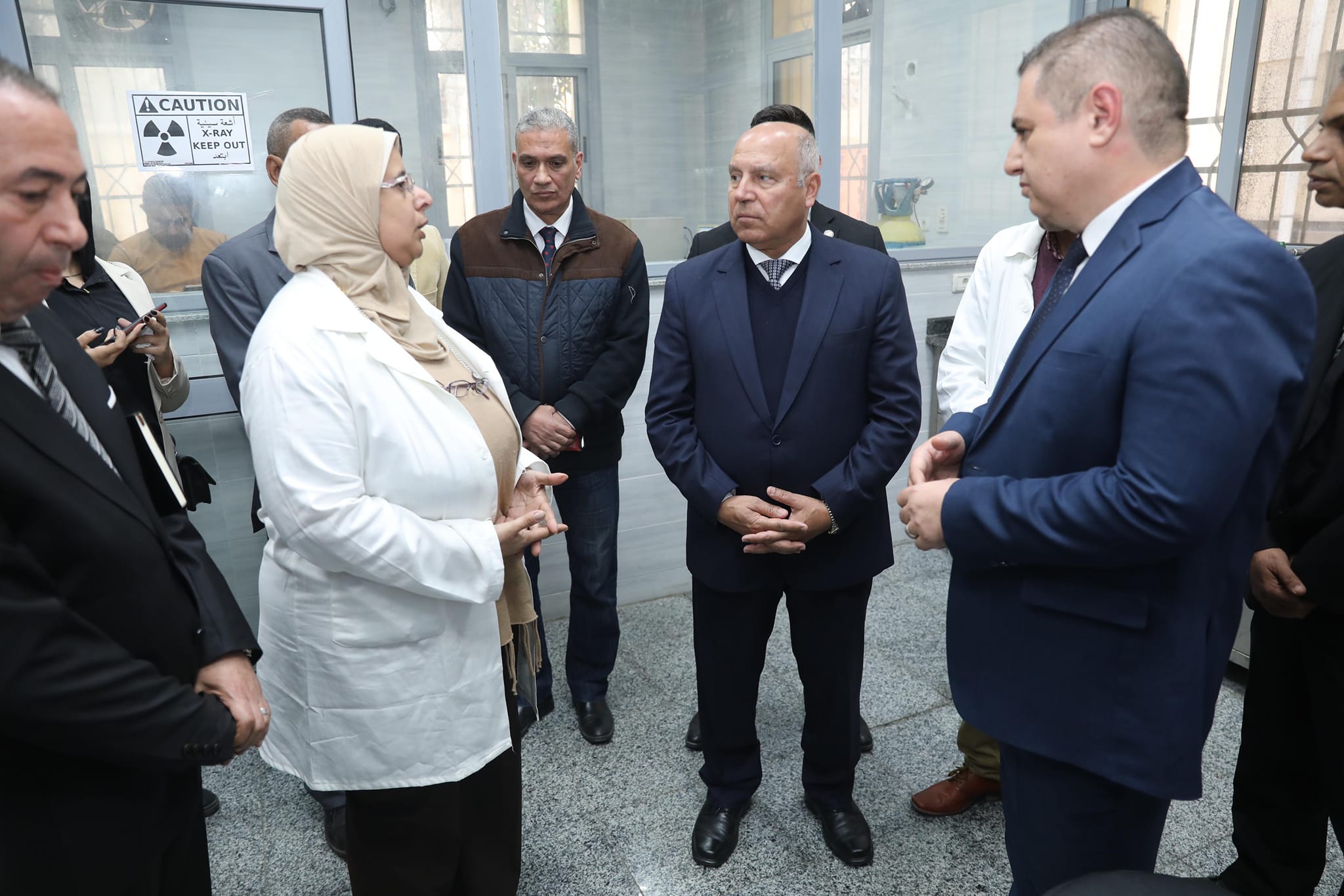 الوزير يتفقد معدلات تنفيذ مشروعات التطوير بمينائى الإسكندرية والدخيلة