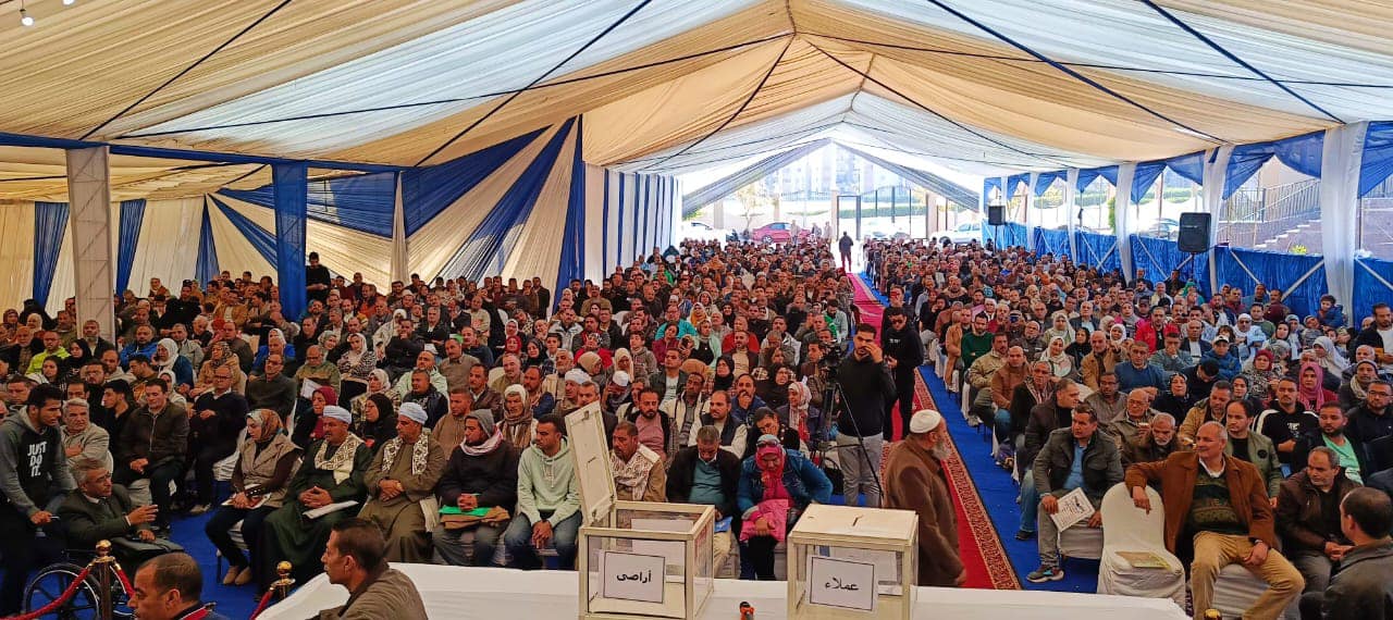 إجراء القرعة التاسعة على الأراضي بالعبور الجديدة