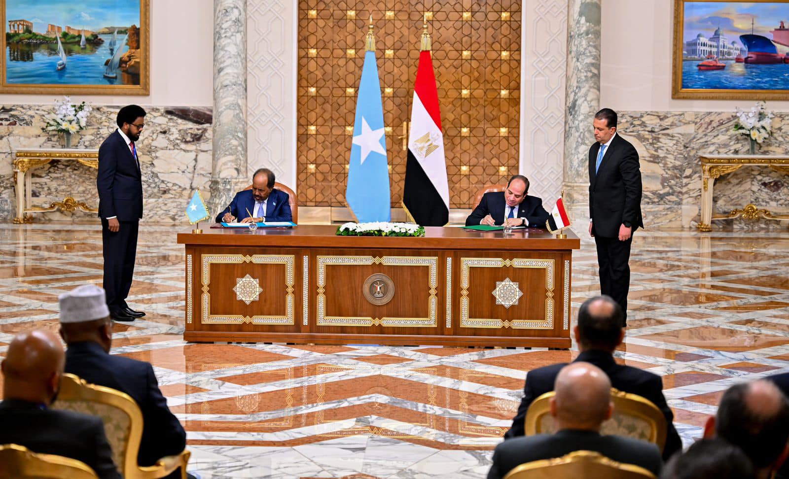 توقيع اتفاقية بين مصر والصومال