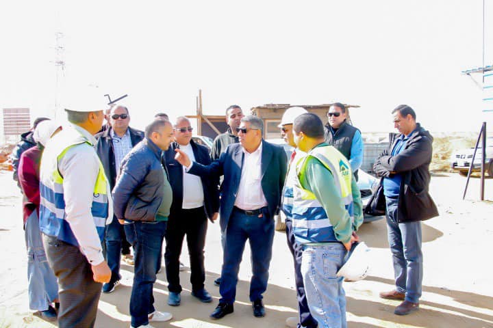 مشروعات تطوير البنية الأساسية بمدينة السادات