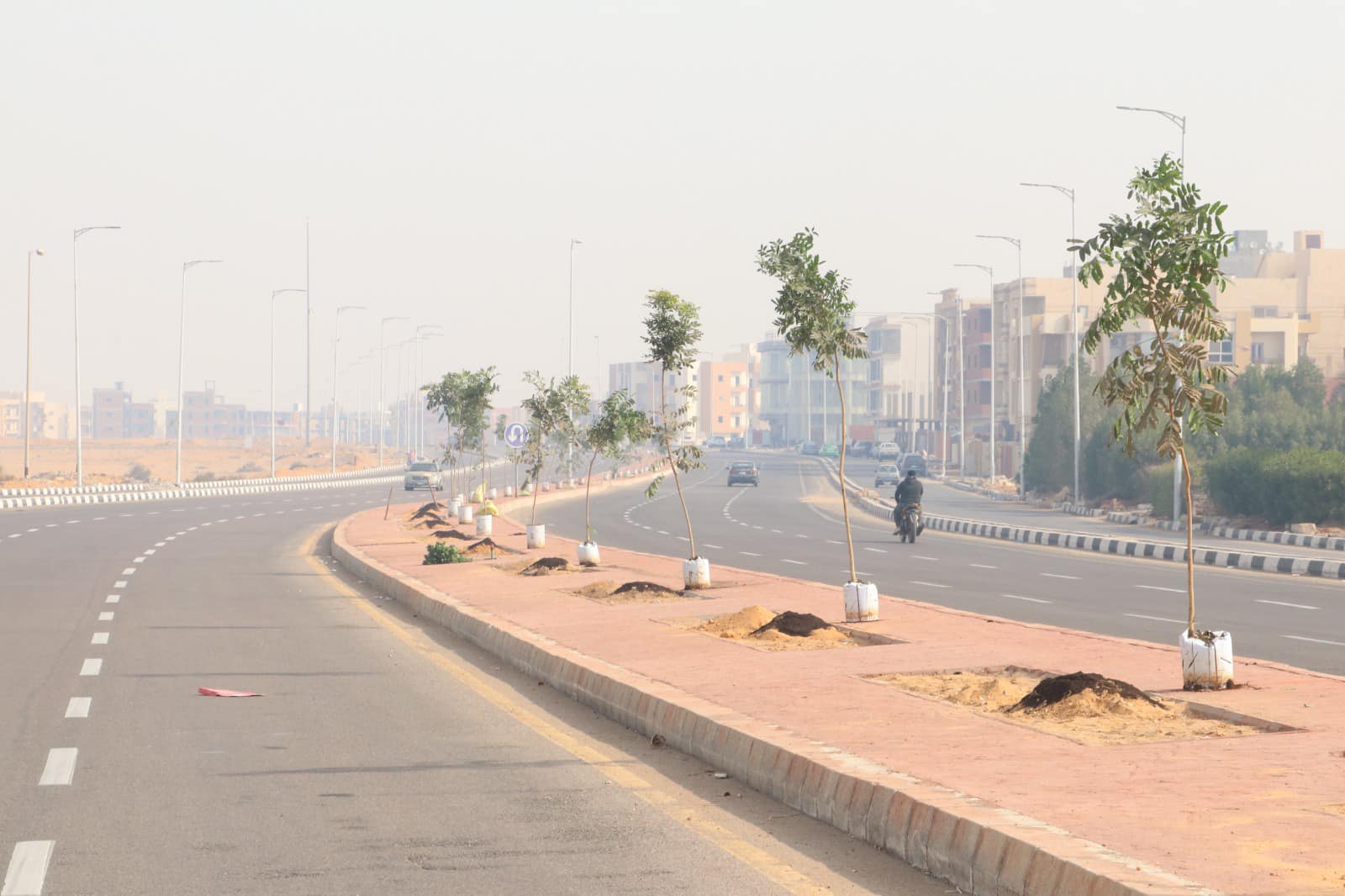 مشروعات تطوير البنية الأساسية بمدينة السادات