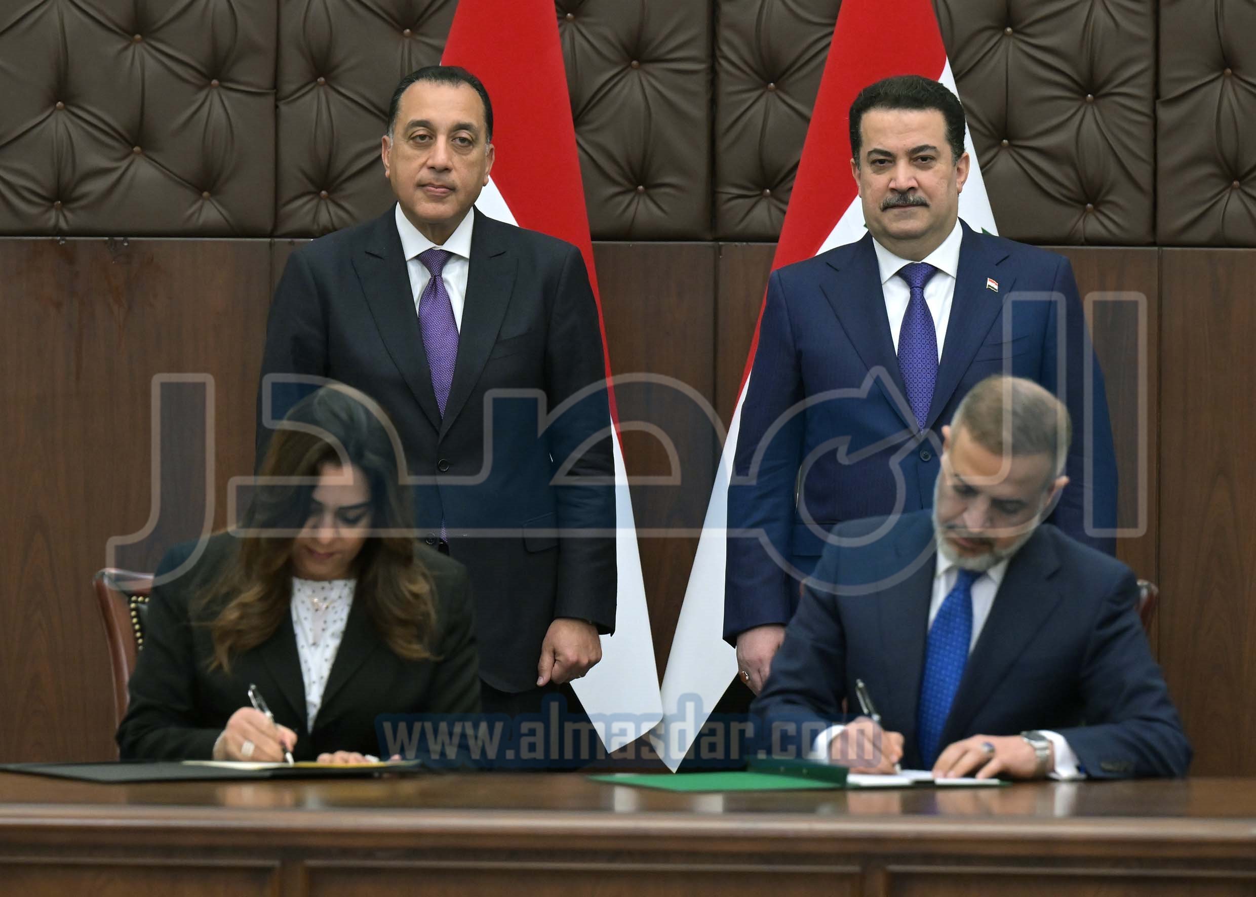 بروتوكول تعاون بين رئيسا وزراء مصر والعراق