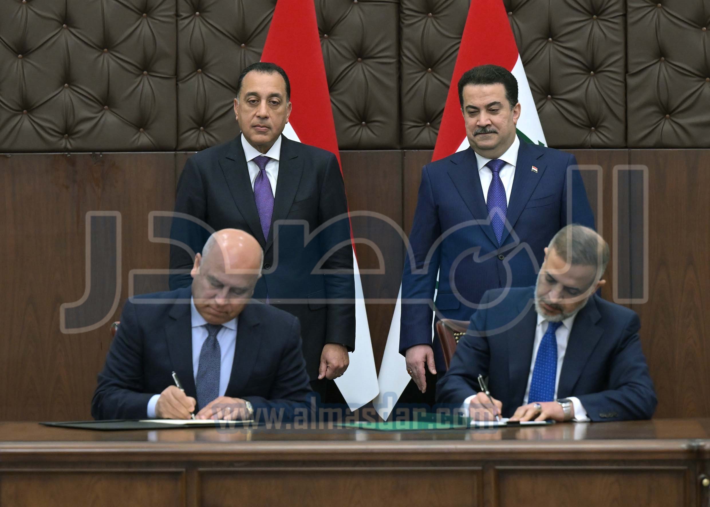 بروتوكول تعاون بين رئيسا وزراء مصر والعراق