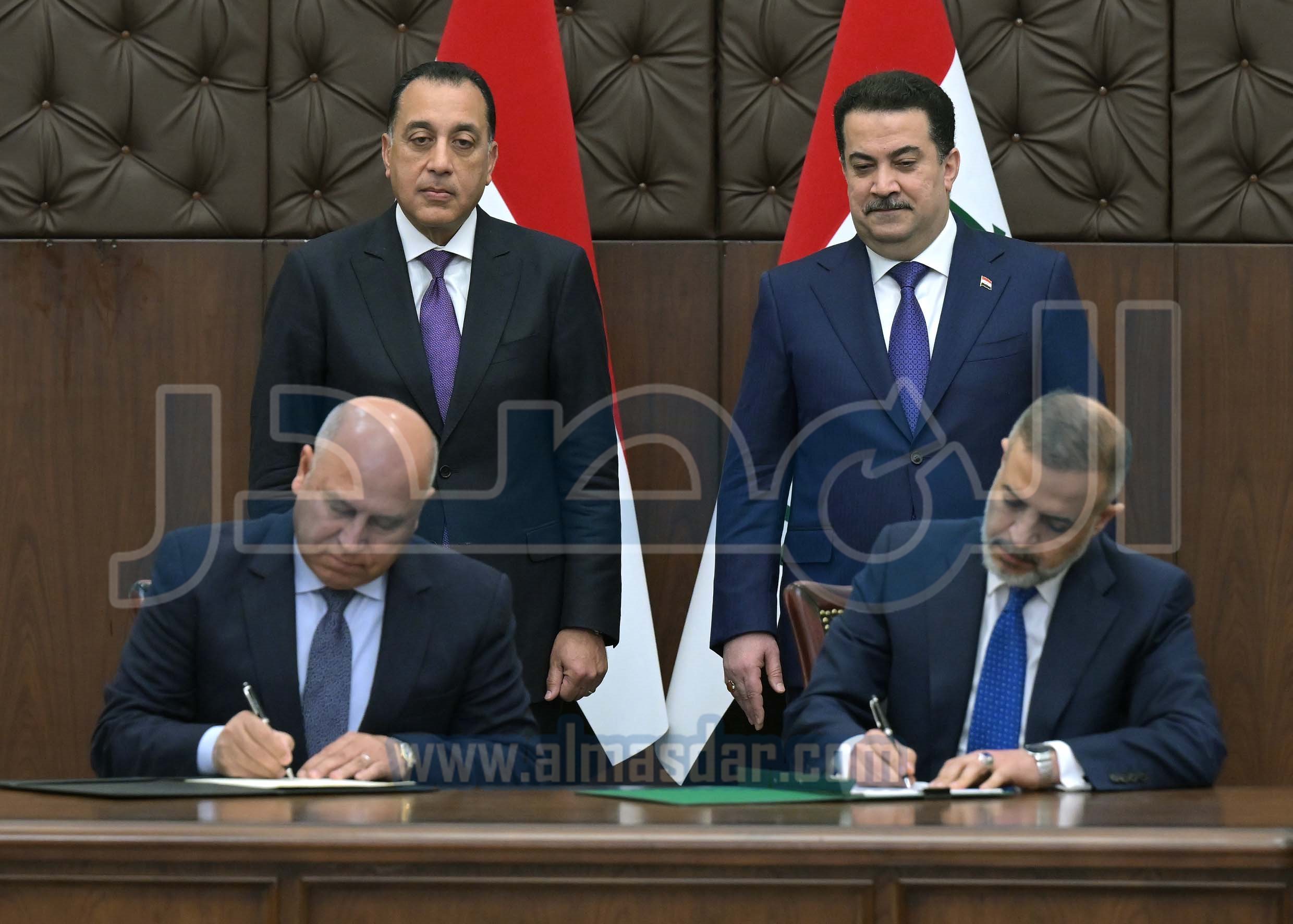 بروتوكول تعاون بين رئيسا وزراء مصر والعراق