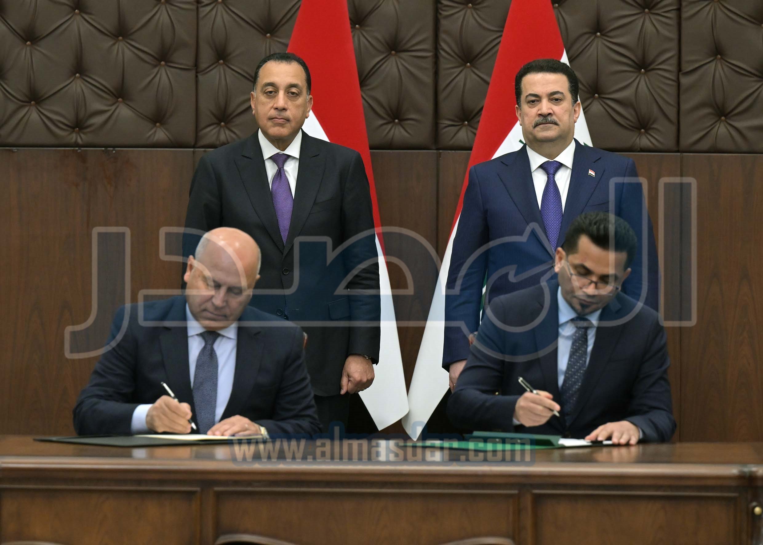 بروتوكول تعاون بين رئيسا وزراء مصر والعراق