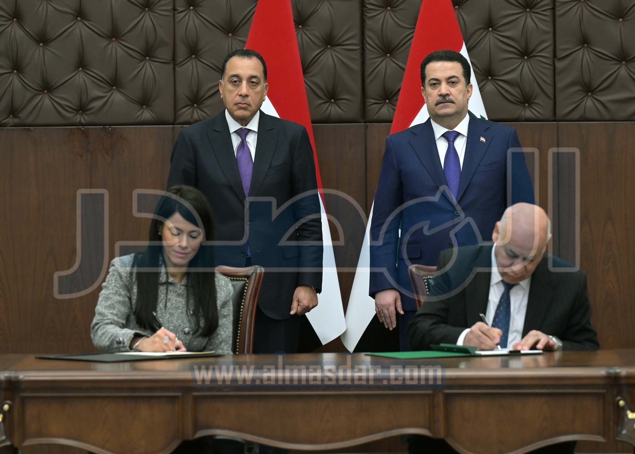 بروتوكول تعاون بين رئيسا وزراء مصر والعراق