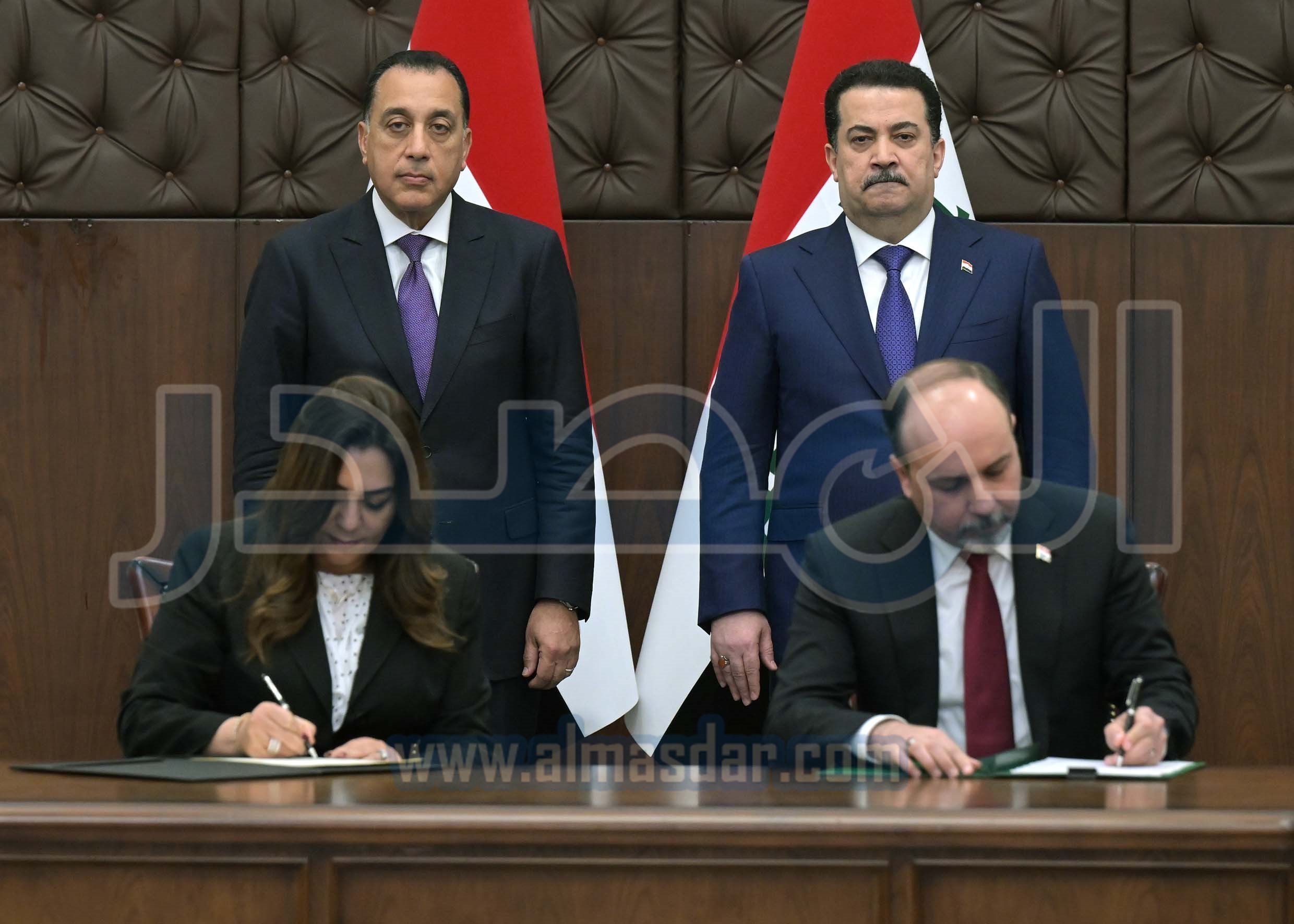 بروتوكول تعاون بين رئيسا وزراء مصر والعراق