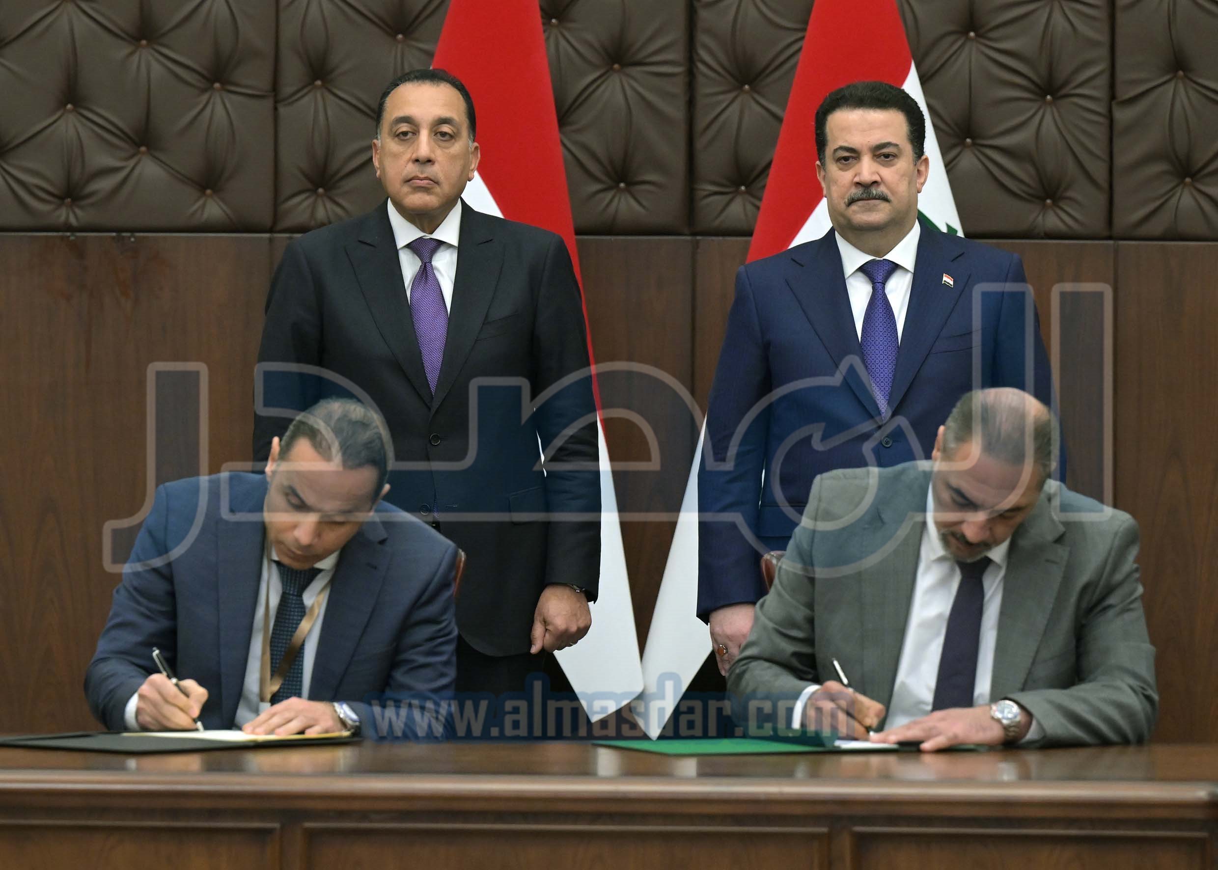 بروتوكول تعاون بين رئيسا وزراء مصر والعراق