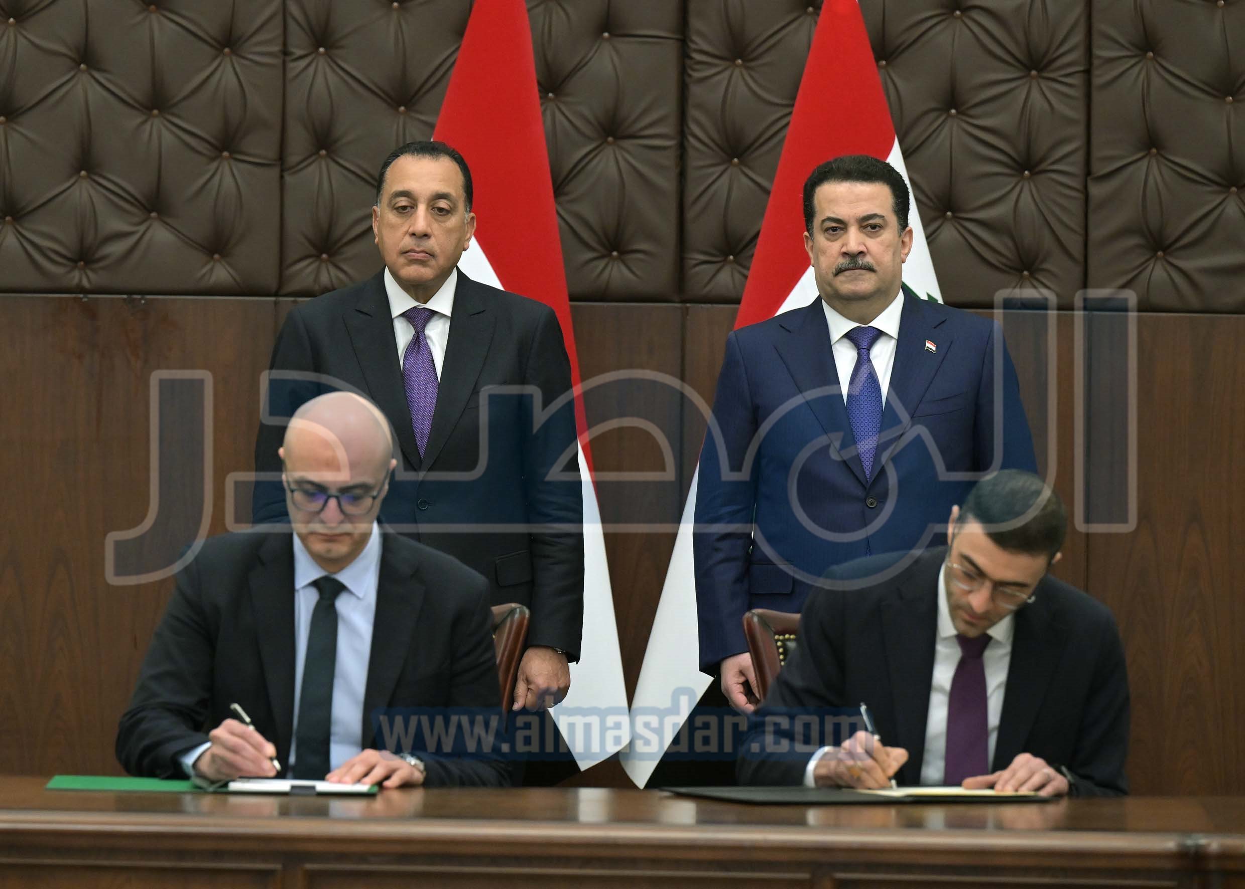 بروتوكول تعاون بين رئيسا وزراء مصر والعراق