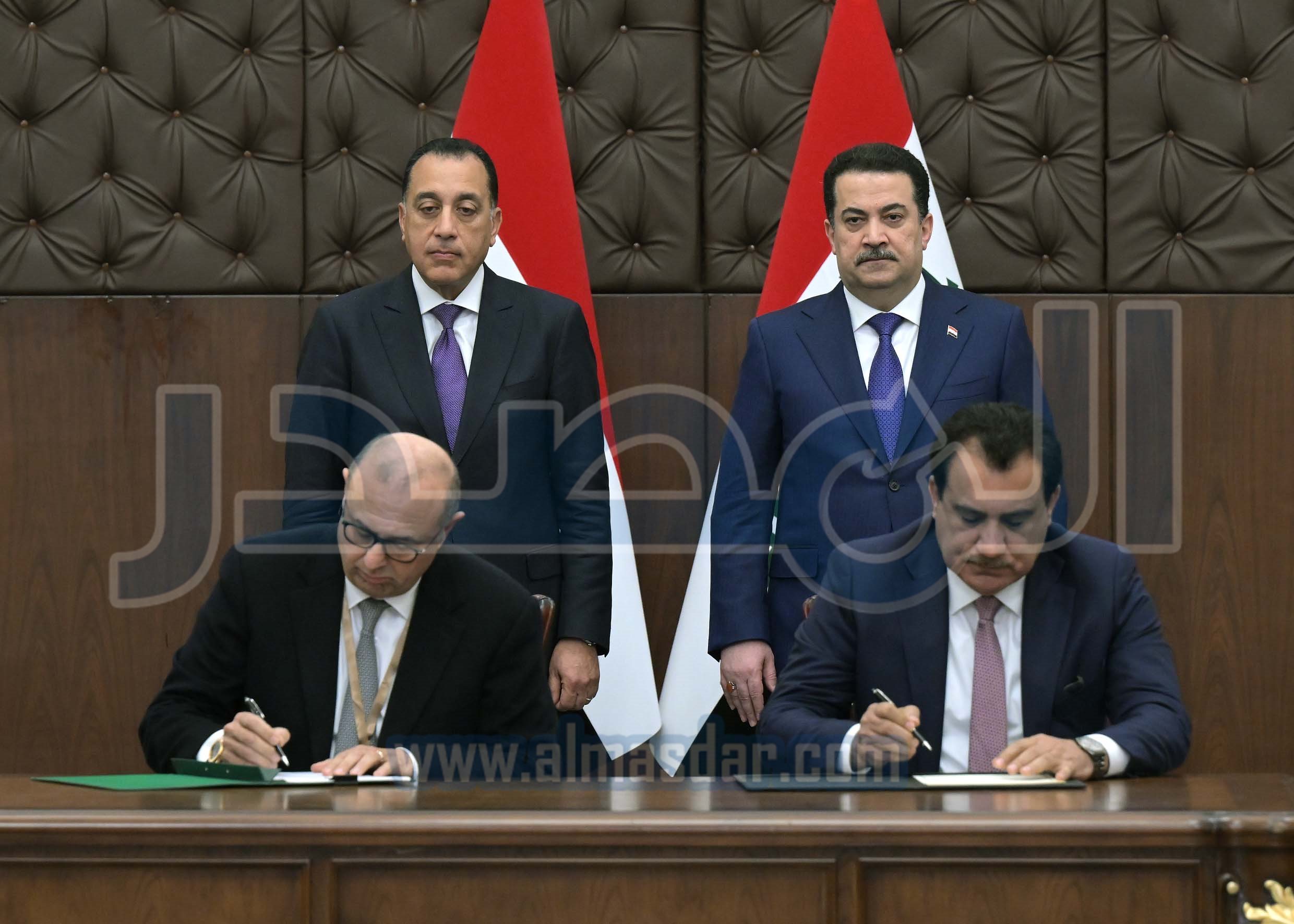 بروتوكول تعاون بين رئيسا وزراء مصر والعراق