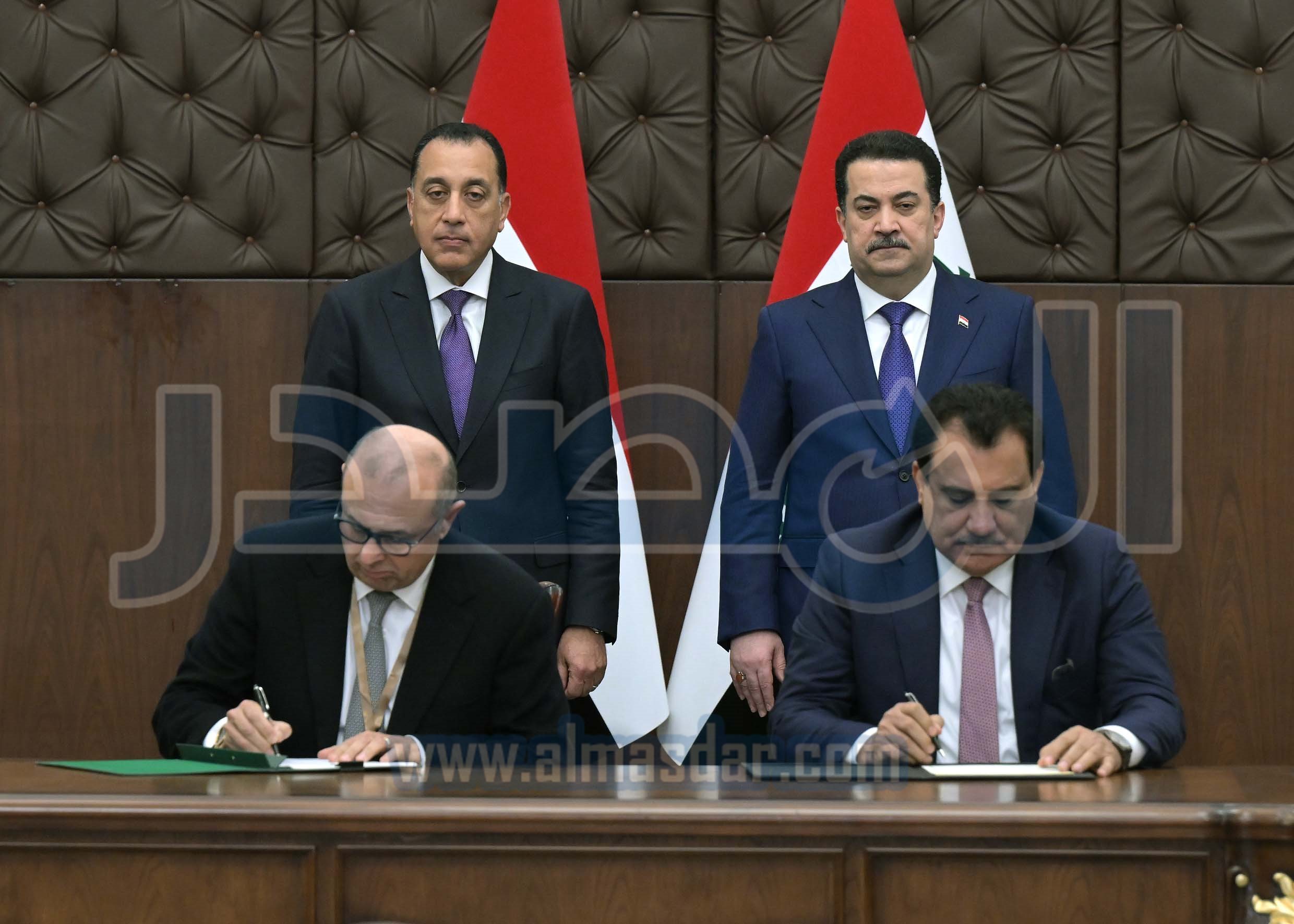 بروتوكول تعاون بين رئيسا وزراء مصر والعراق
