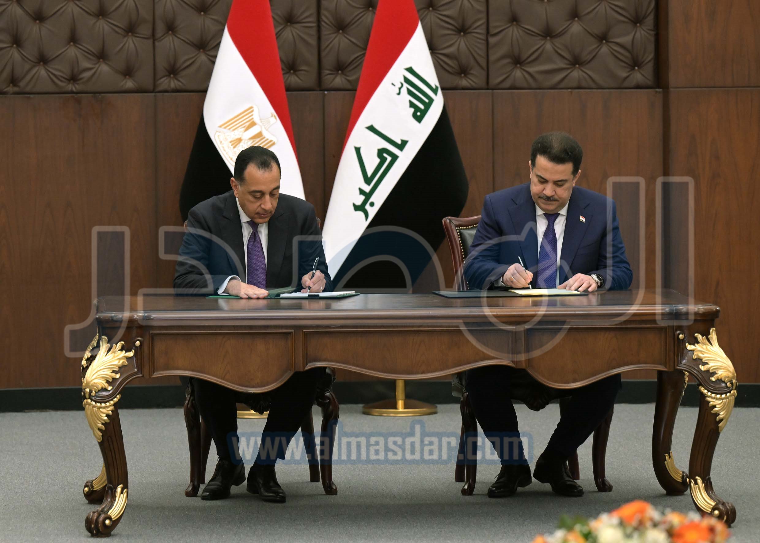 بروتوكول تعاون بين رئيسا وزراء مصر والعراق