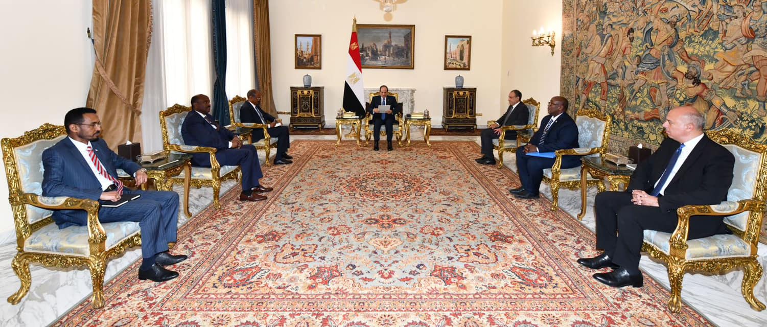 الرئيس السيسي يلتقي وزير الشؤون الخارجية الجيبوتي