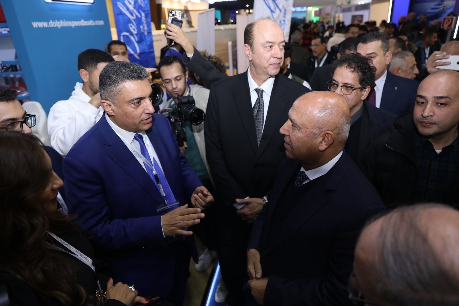 وزير الصناعة والنقل يفتتح معرض مصر الدولي لليخوت والقوارب