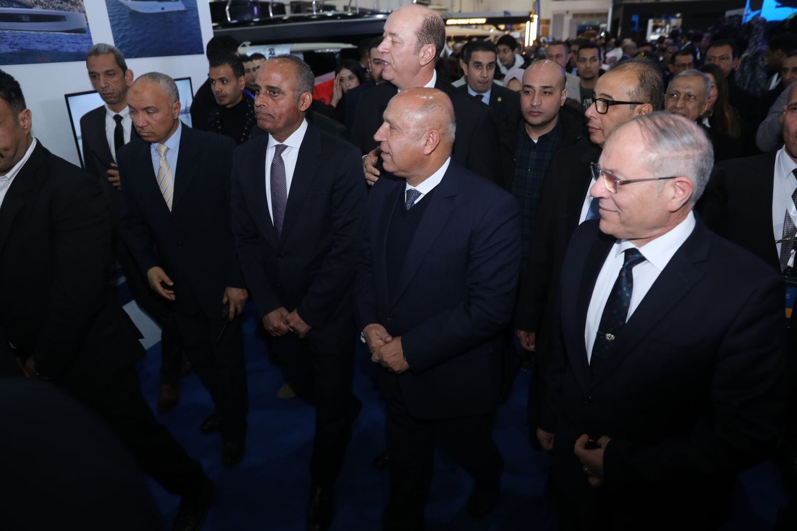 وزير الصناعة والنقل يفتتح معرض مصر الدولي لليخوت والقوارب