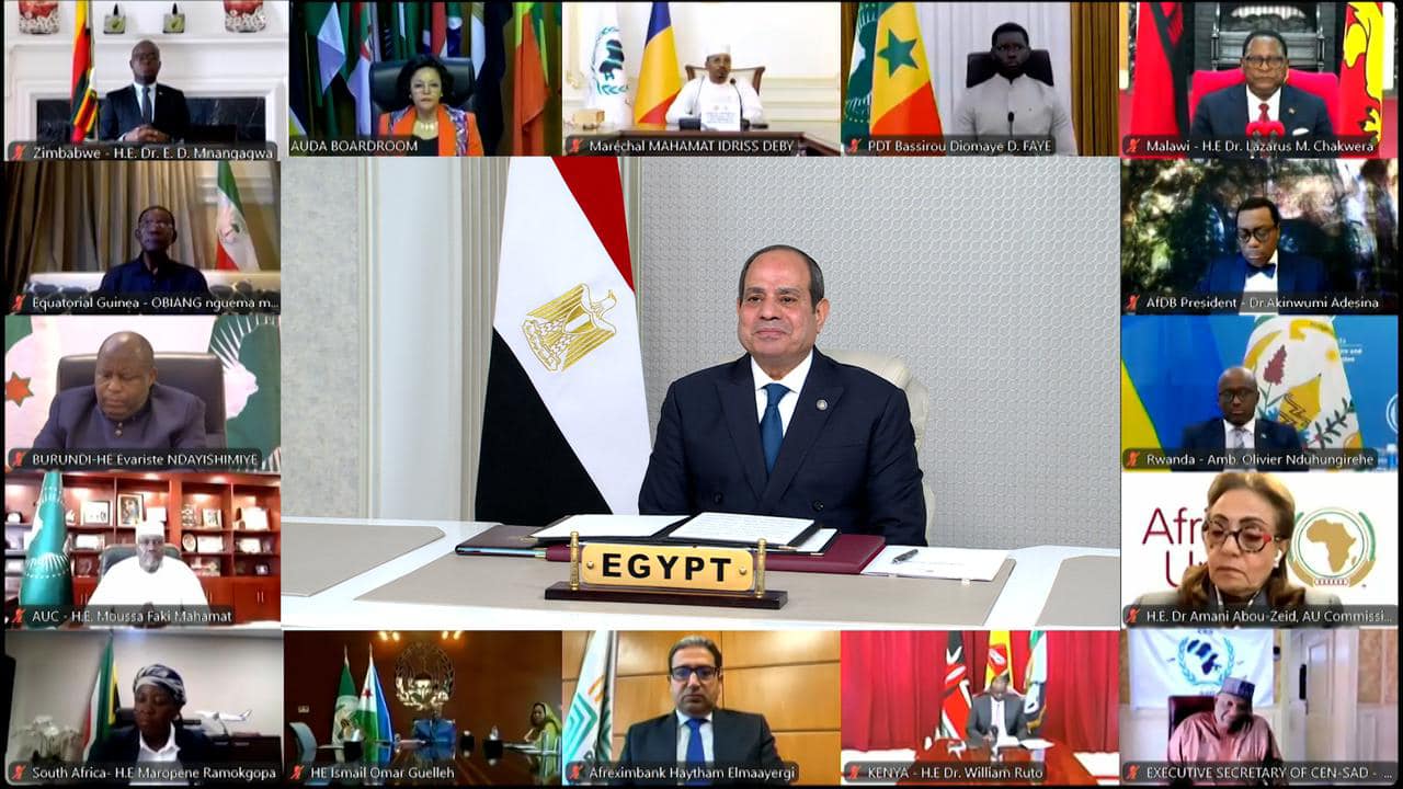 السيسي يترأس الاجتماع الـ 42 للجنة التوجيهية لرؤساء دول وحكومات نيباد