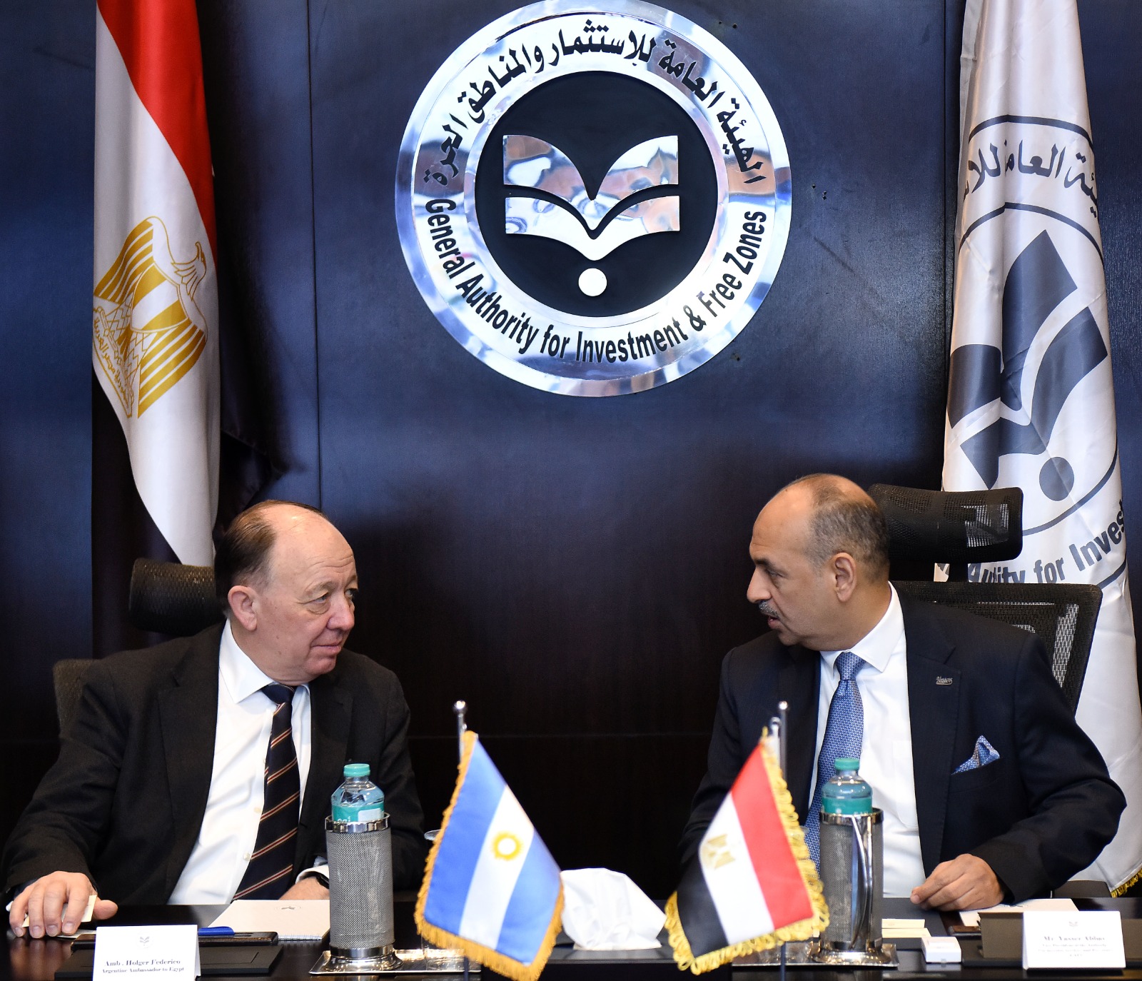 رئيس الهيئة العامة للاستثمار يلتقي وفدًا أرجنتينيًا�