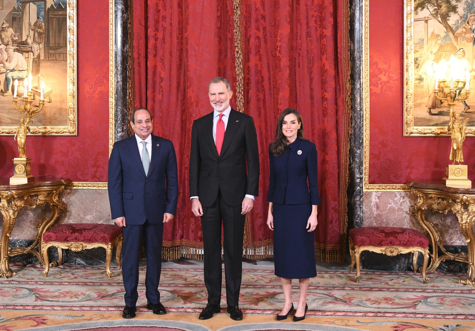 الرئيس السيسي يلتقي الملك فيليب السادس ملك أسبانيا