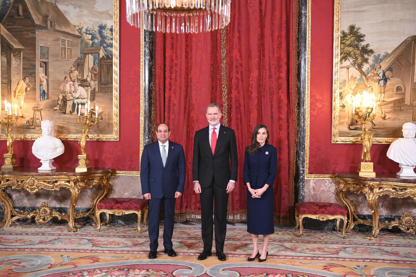 الرئيس السيسي يلتقي الملك فيليب السادس ملك أسبانيا