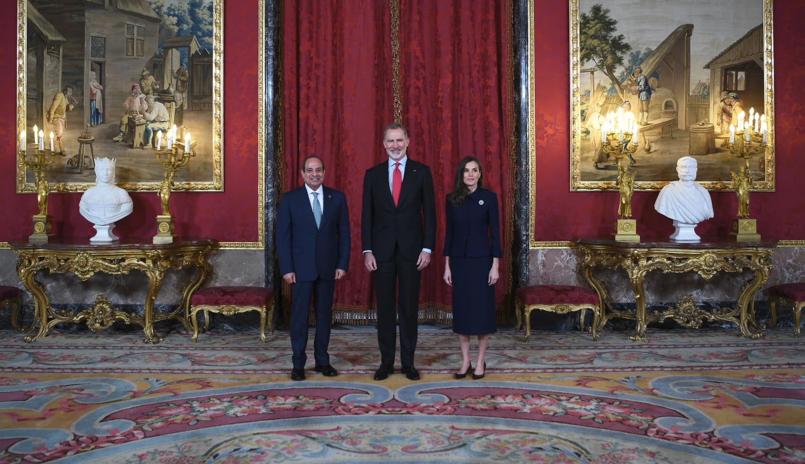 الرئيس السيسي يلتقي الملك فيليب السادس ملك أسبانيا