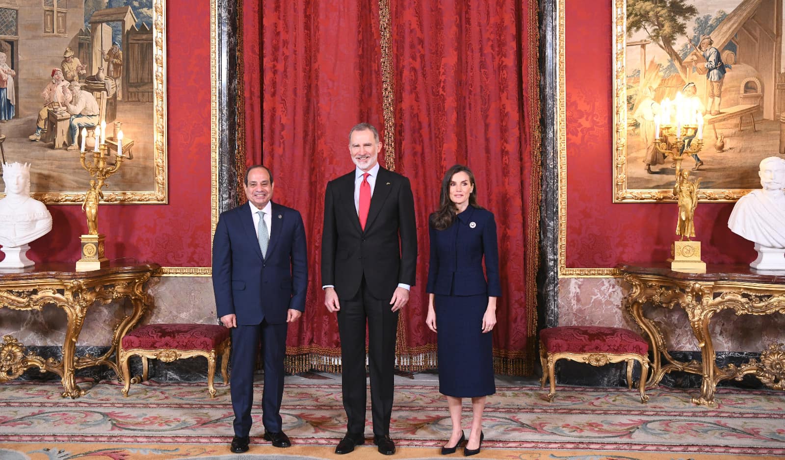 الرئيس السيسي يلتقي الملك فيليب السادس ملك أسبانيا